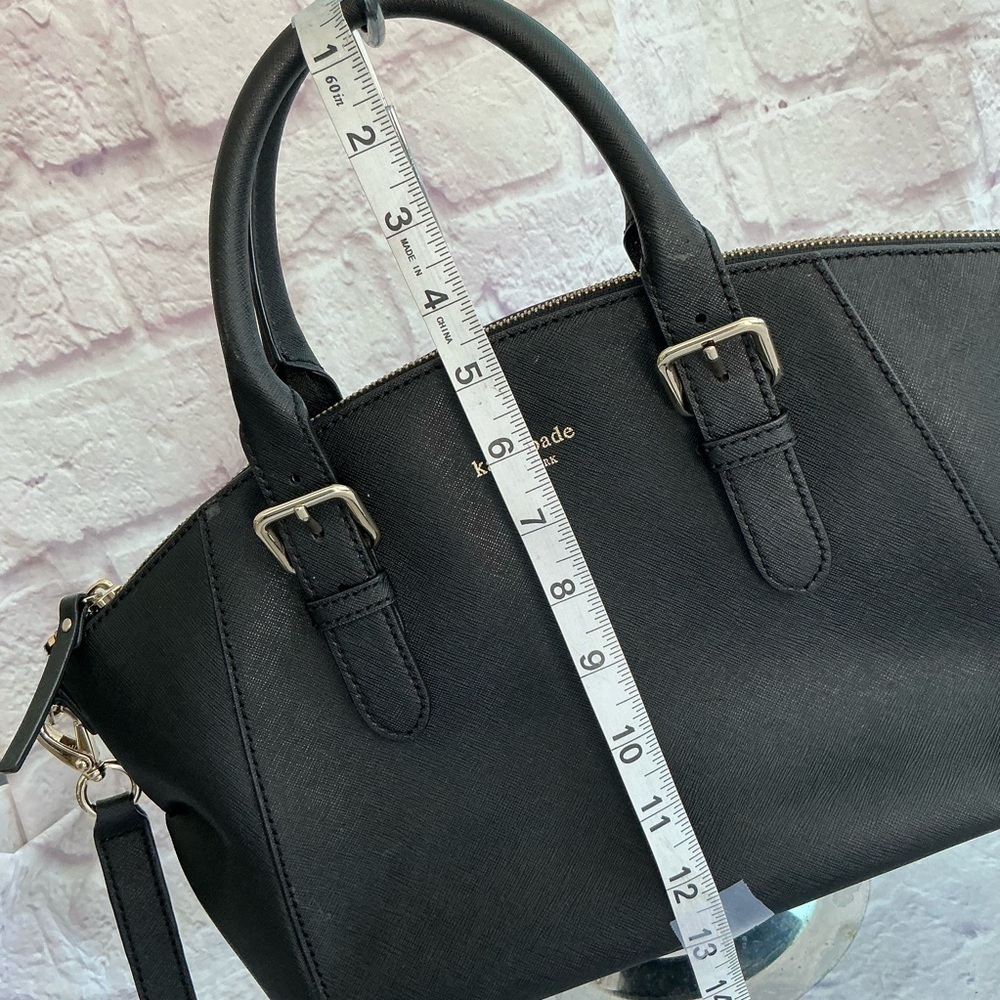 Kate Spade Small Sloan Charlotte Street Satchel Handbag Black WKRU2130 - Picture 5 of 9